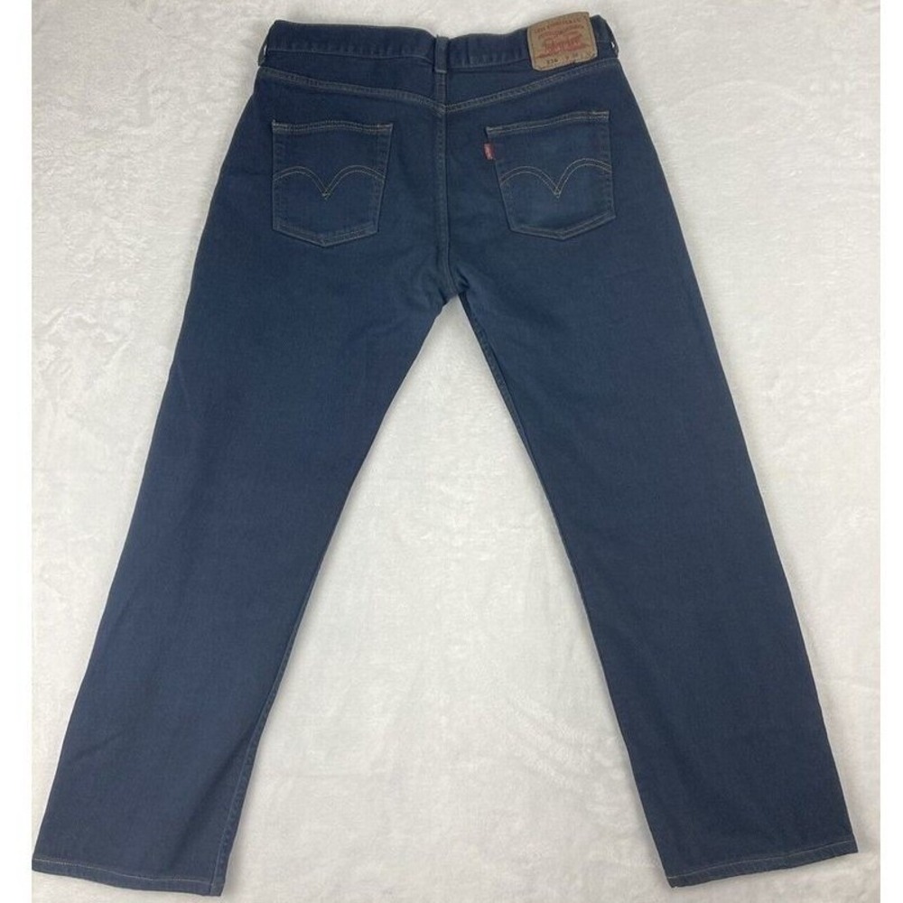 Levi's 538 Straight Denim Jeans Mens Blue Dark Wash Size 34x32 (34x29 Measured)